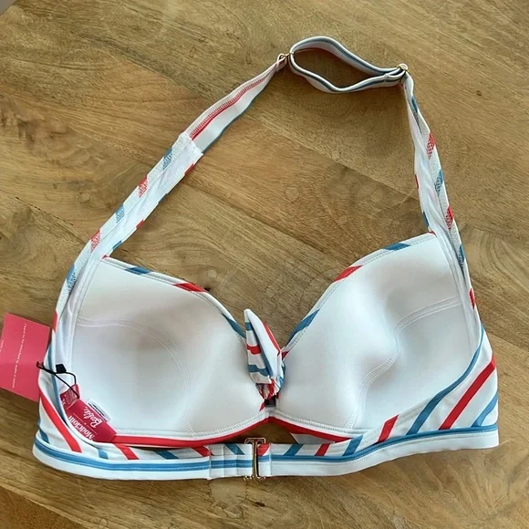 Modcloth x Barbie The Americana Dream Bikini Top Size XL - Picture 3 of 6